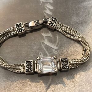 Sterling silver zirconia bracelet gorgeous!